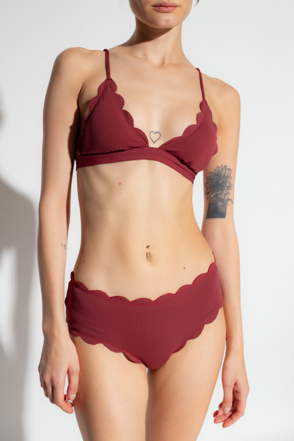 Burgundy Santa Clara Bikini Bra Marysia Vitkac Gb